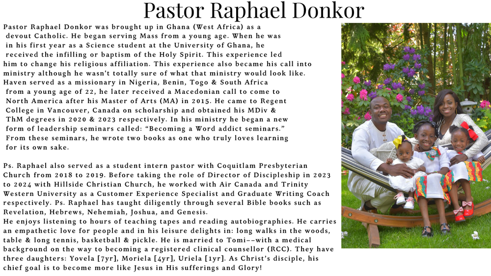 Our Pastors